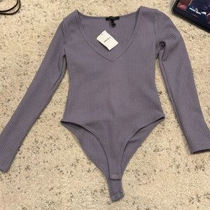 Purple Forever 21 bodysuit